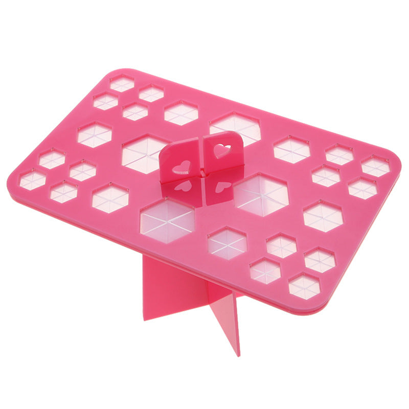 Elegant 26-Holder Makeup Brush Organizer