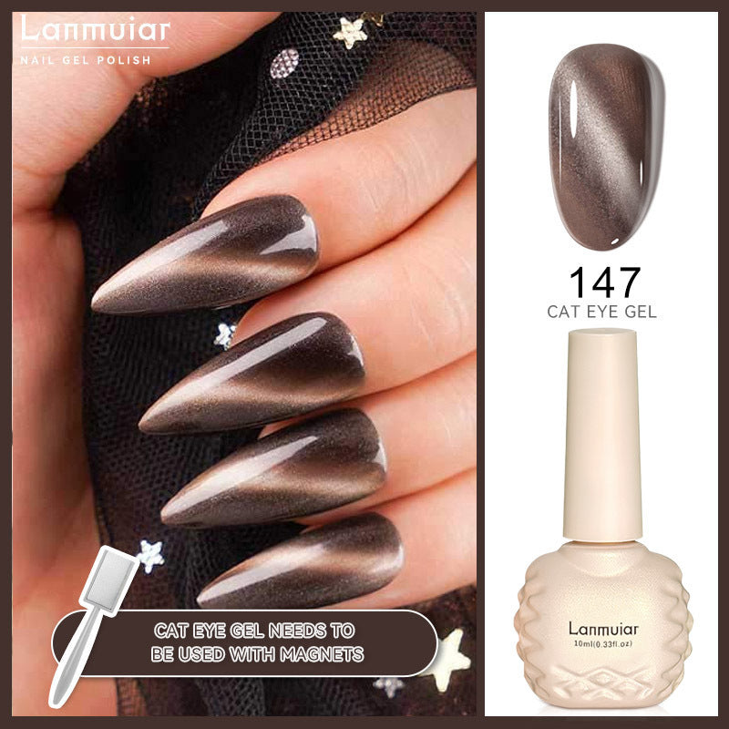 Vibrant Metallic Cat Eye Nail Enamel
