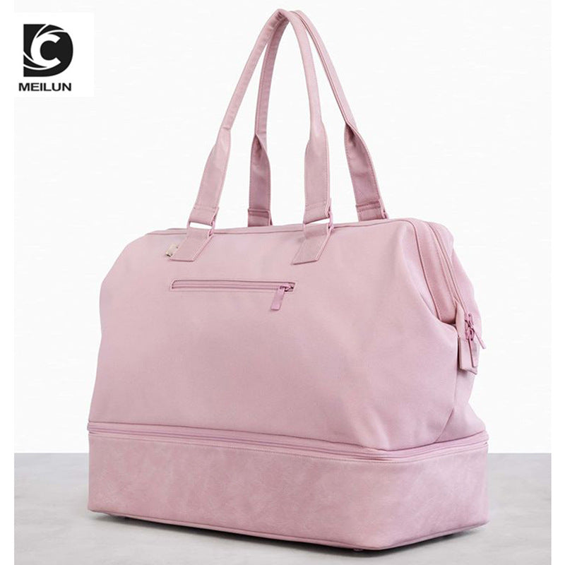 Large Capacity Canvas Travel Bag - Expandable Tote