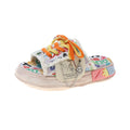 Coastal Doodle Platform Sandals