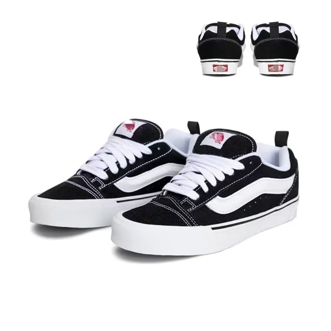 2023 New VANS Plus Size Embroidered Canvas Sneakers