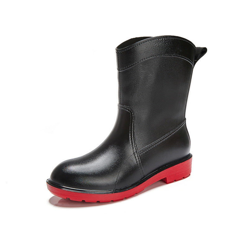 All-Weather PVC Mid-Tube Boots