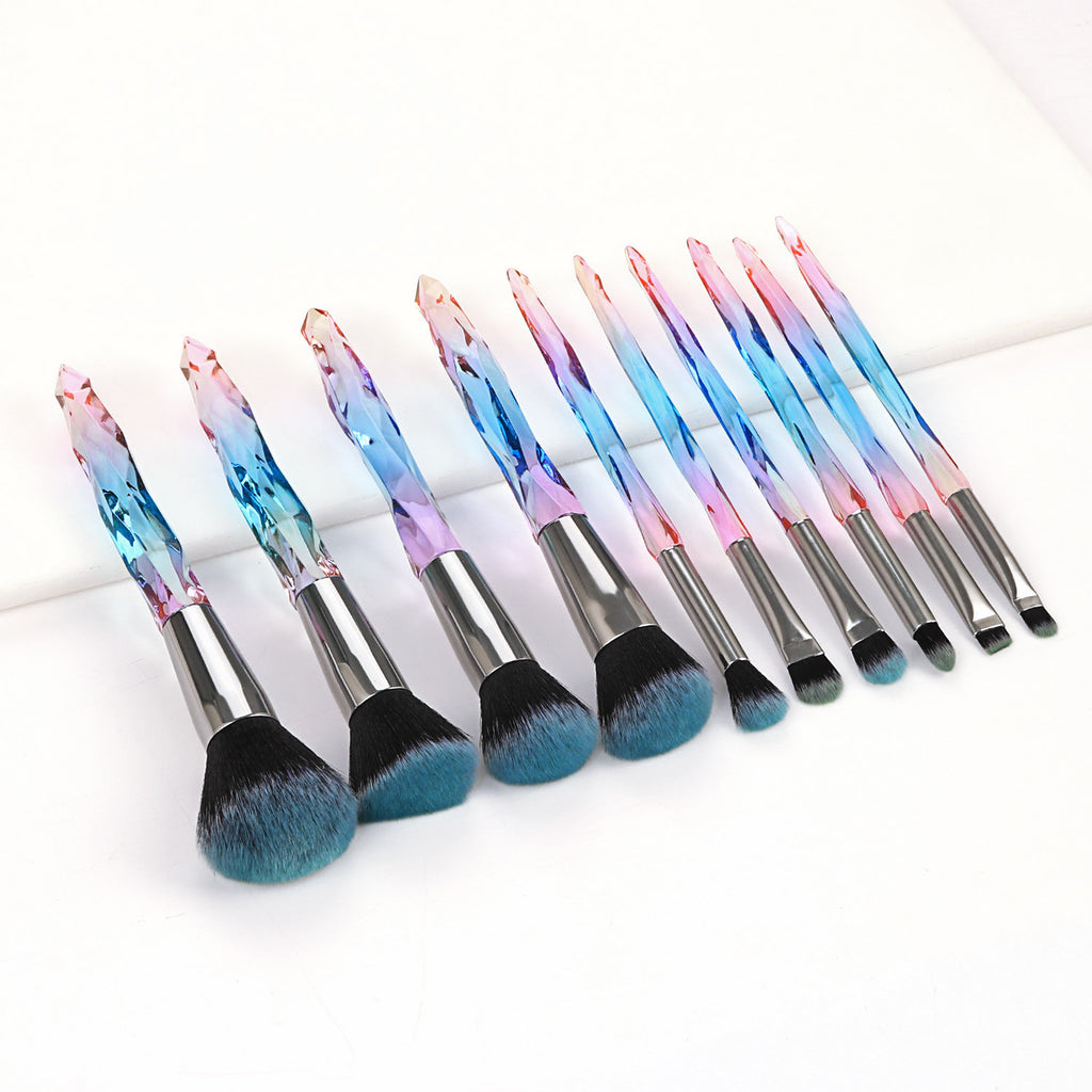 Elegant Crystal Diamond Brush Collection
