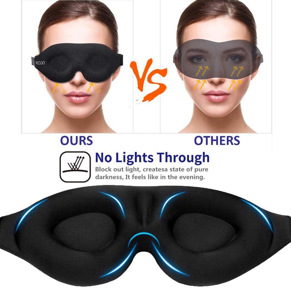 Elegant 3D Contour Sleep Mask