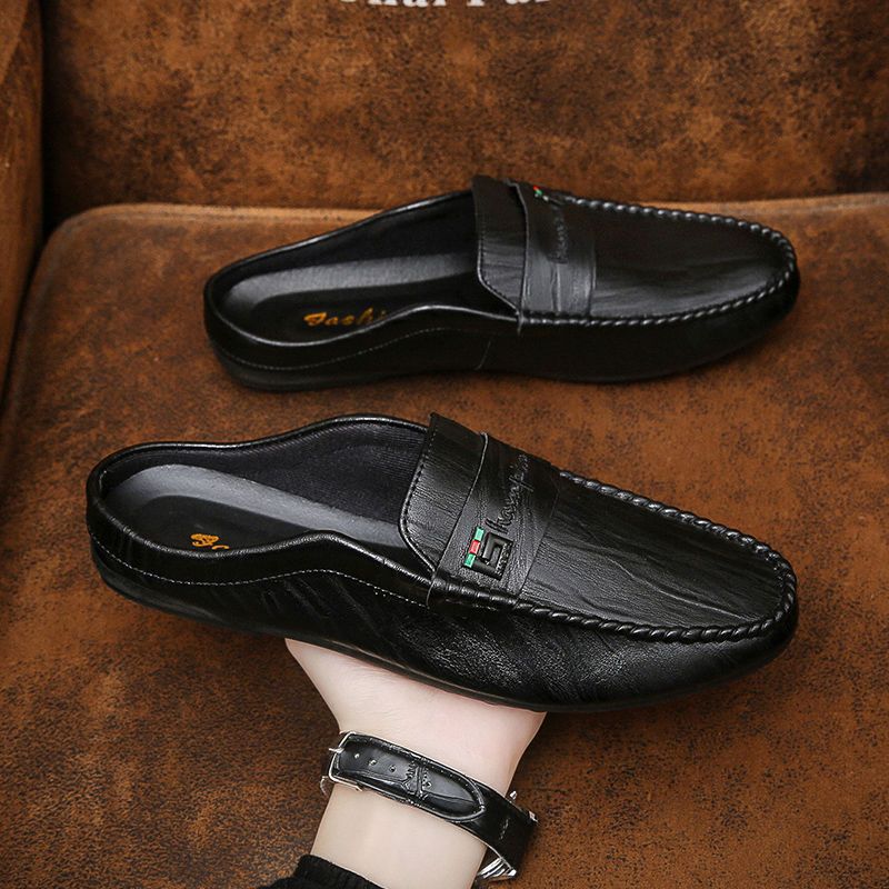 Elegant Men's Slip-On Leather Loafers