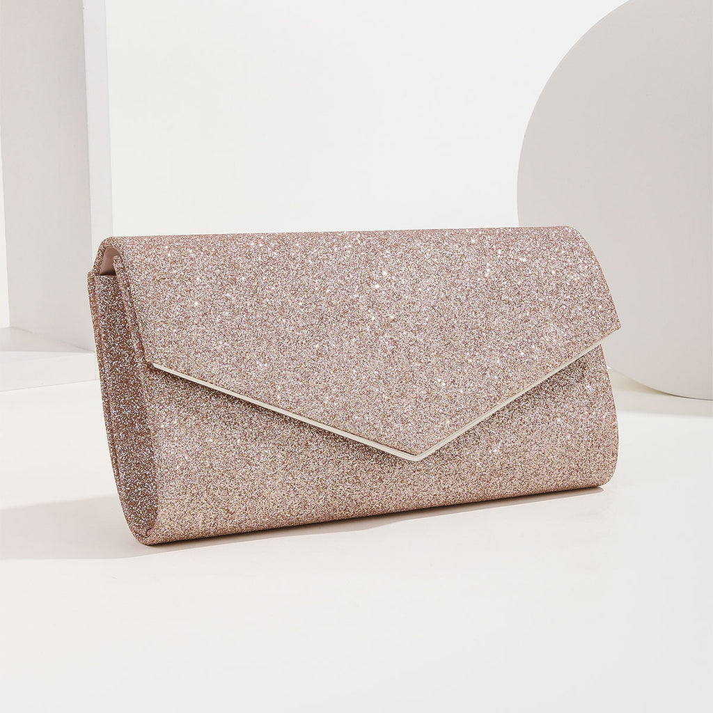 New Cross-Border Evening Clutch Bag with Metal Design