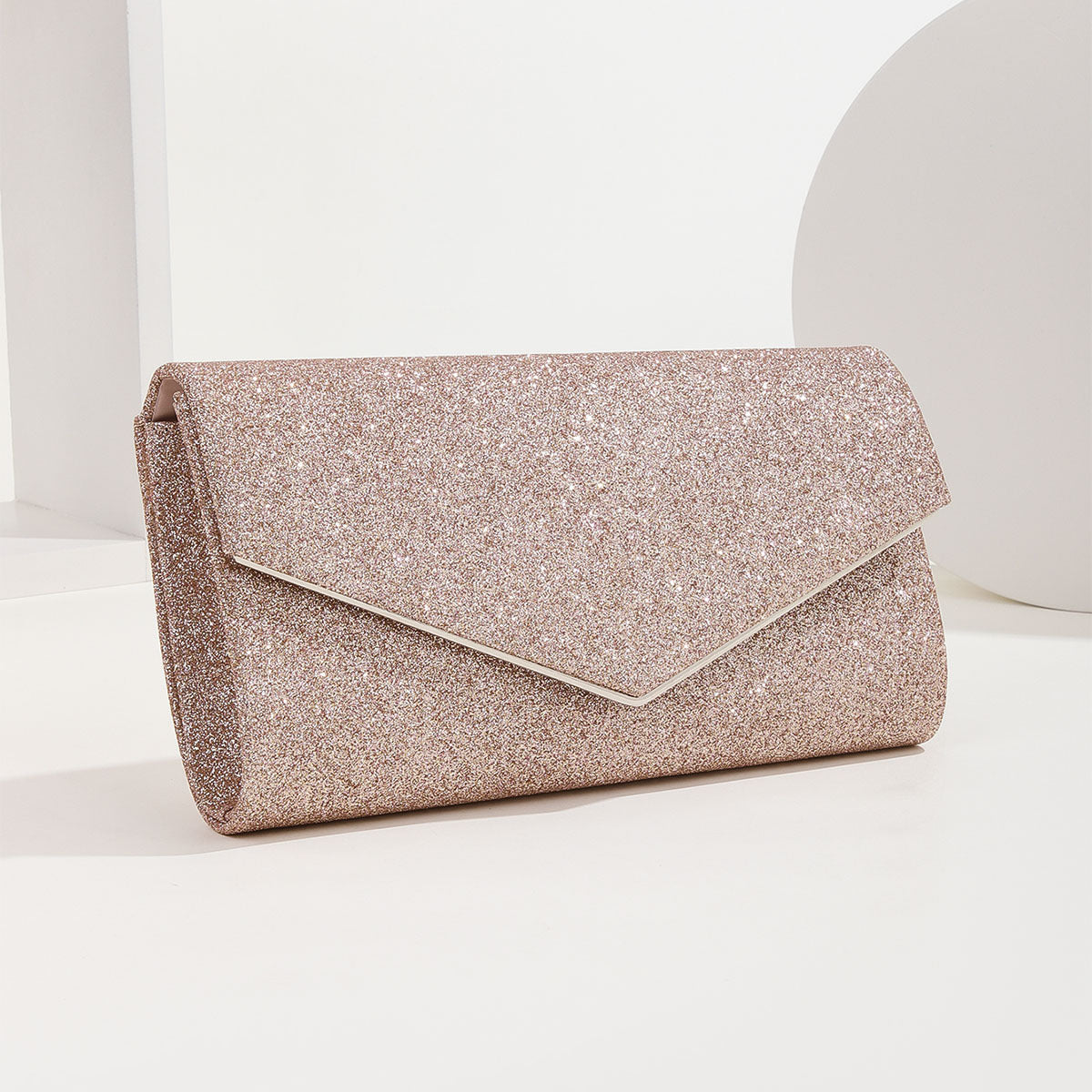 New Cross-Border Evening Clutch Bag with Metal Design