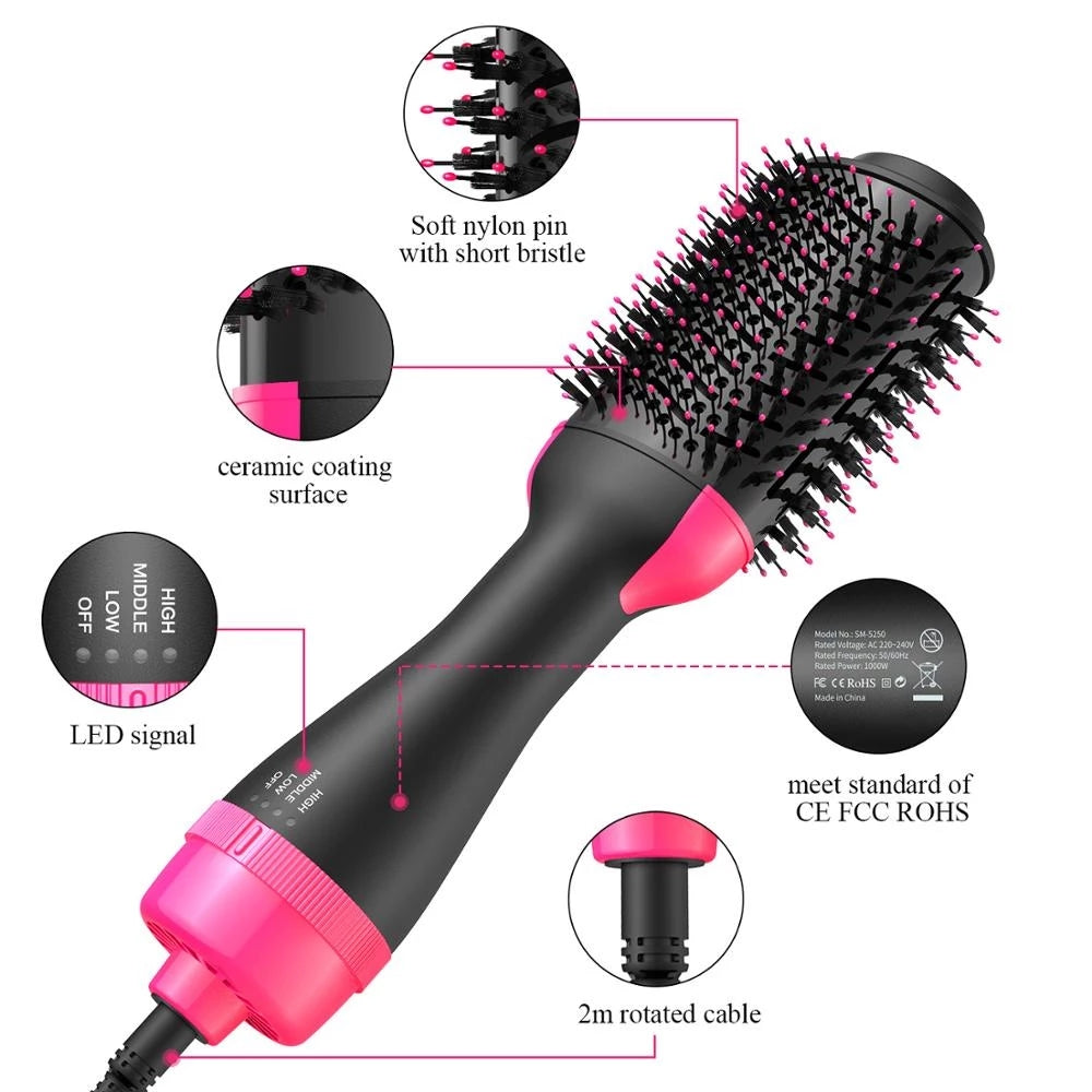 3-in-1 Automatic Hair Straightening Comb with Ions