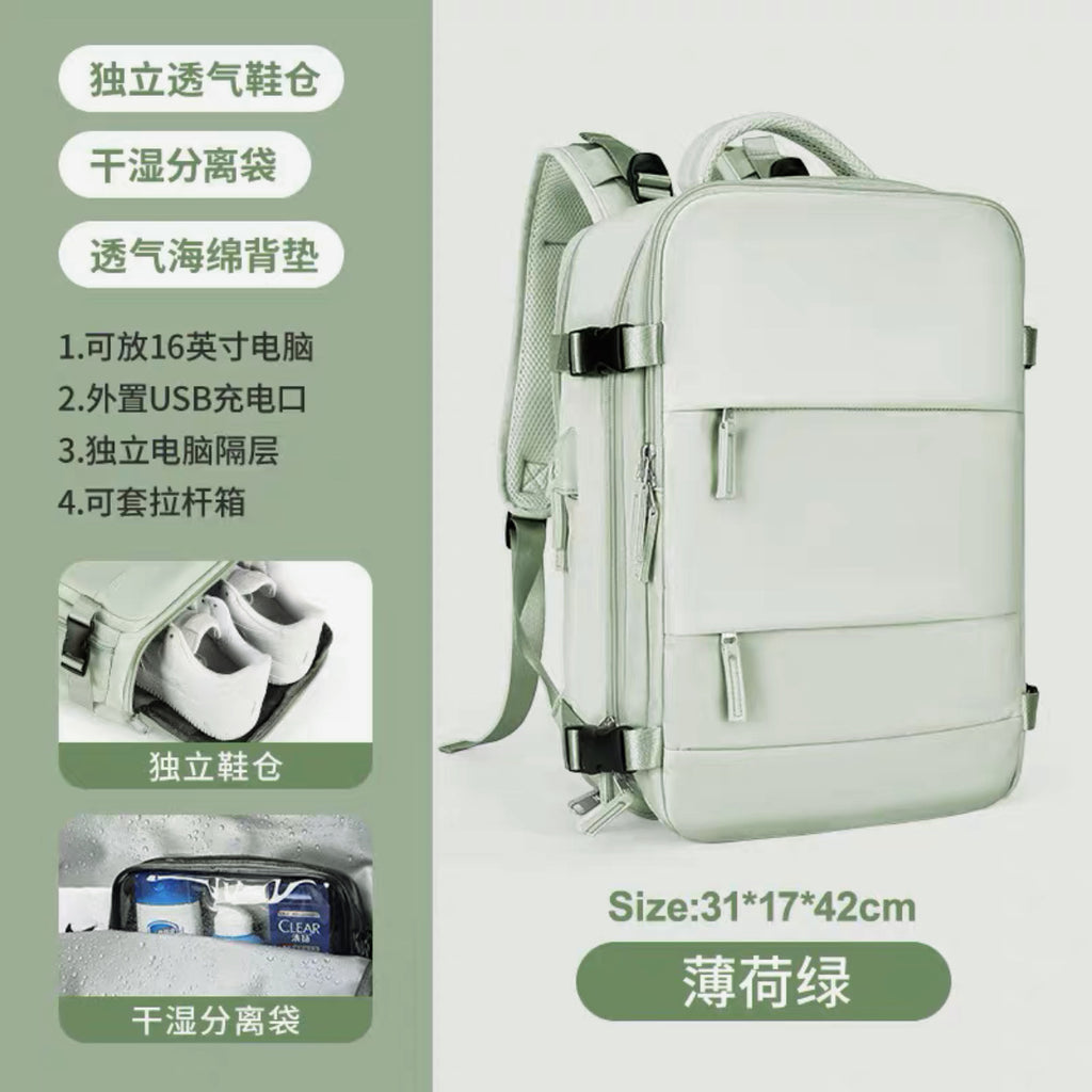 Large Capacity Waterproof Backpack for Moms and Travel