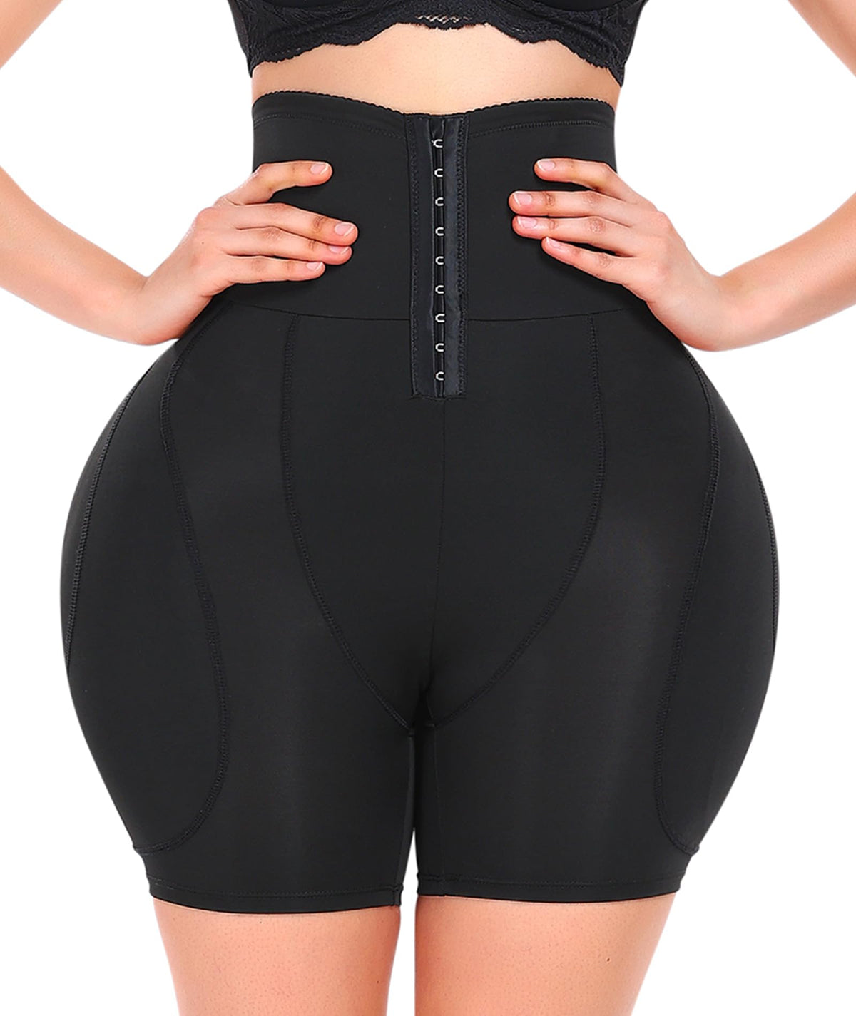 POP CLOSETS Women Hip and Butt Padded Shapewear Underwear Butt Lifting Panties Hip Enhancer Shapewear Tummy Control Panties Butt Pads Underwear Hip Dip Shapewear Black6XL