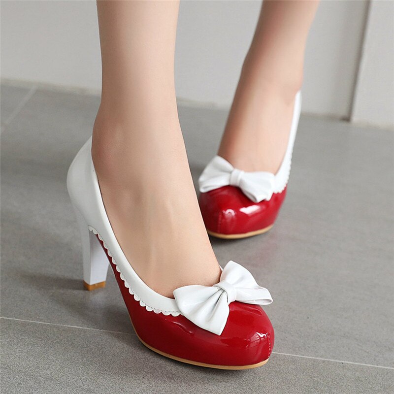 Colorful Princess Bow High Heels and Flats