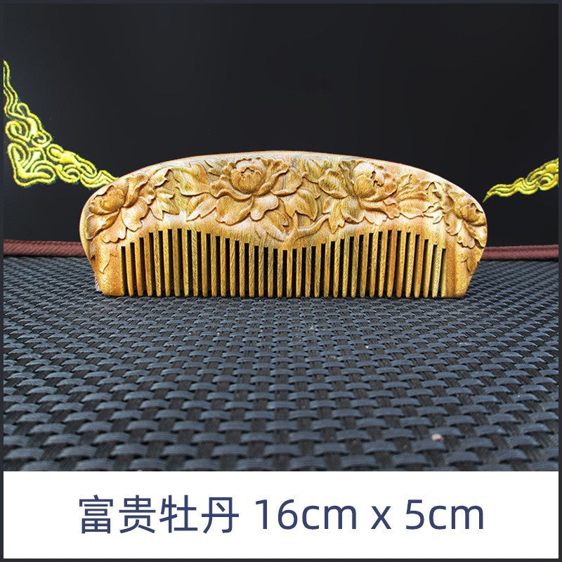 Elegant Vintage Sandalwood Combs