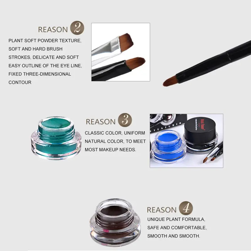 Festival Duo Eyeliner Set - Black & Brown