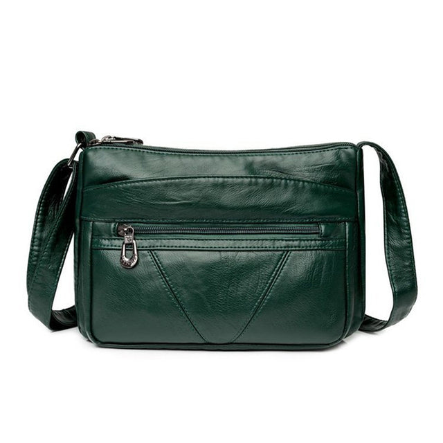 Luxury Designer Soft PU Leather Shoulder Bag for Women
