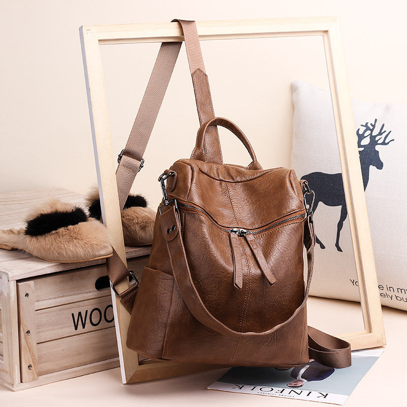 Fashionable Dual-Use Backpack for Women 2019 Autumn/Winter
