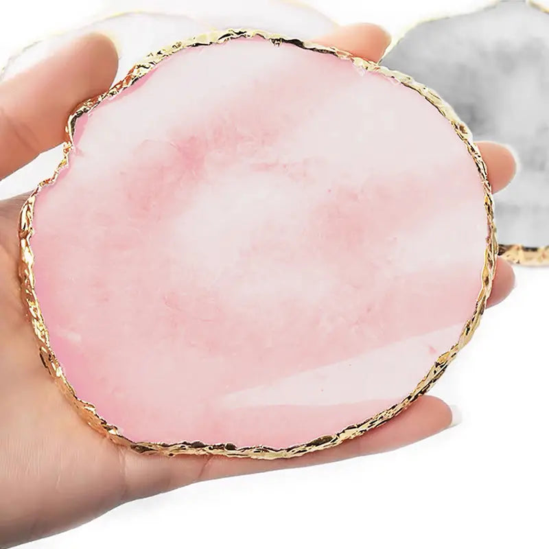 Elegant Agate Nail Art Display