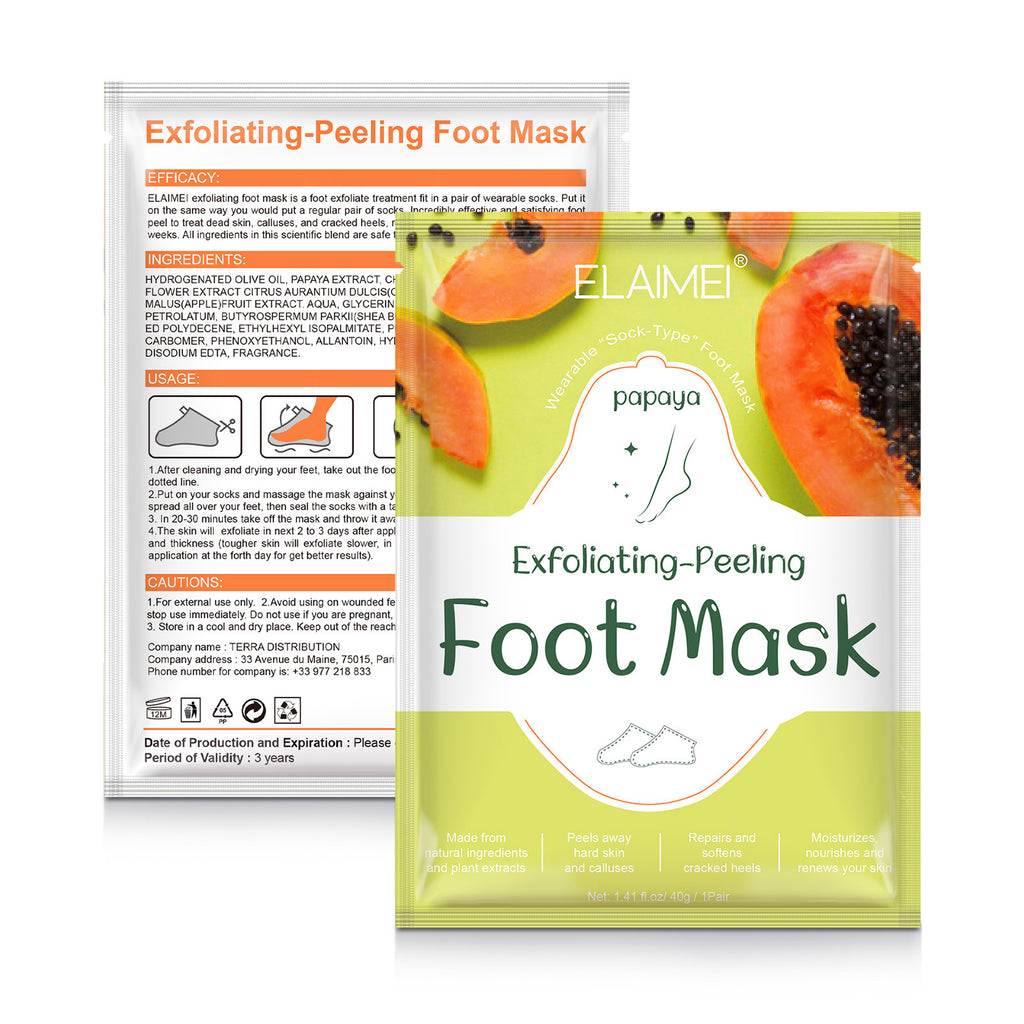 ELAIMEI Luxurious Exfoliating Foot Mask
