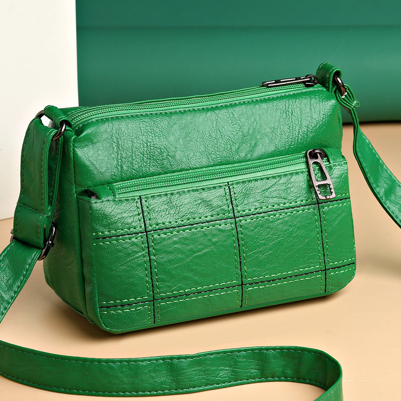 Elegant Medium-Sized Women's Leather Bag