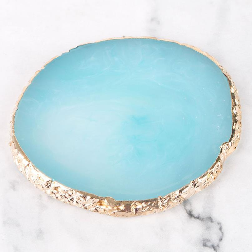 Elegant Agate Nail Art Display