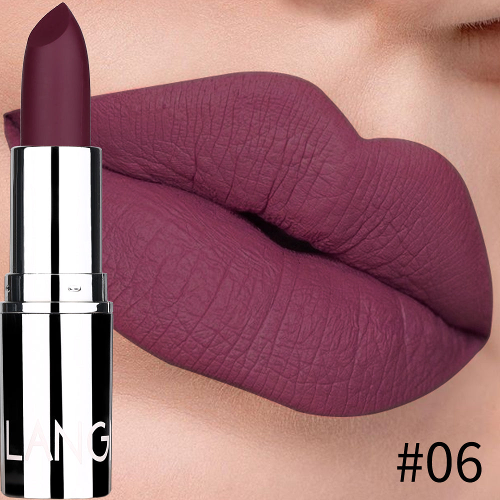 Elegant Silver Matte Lipstick Collection