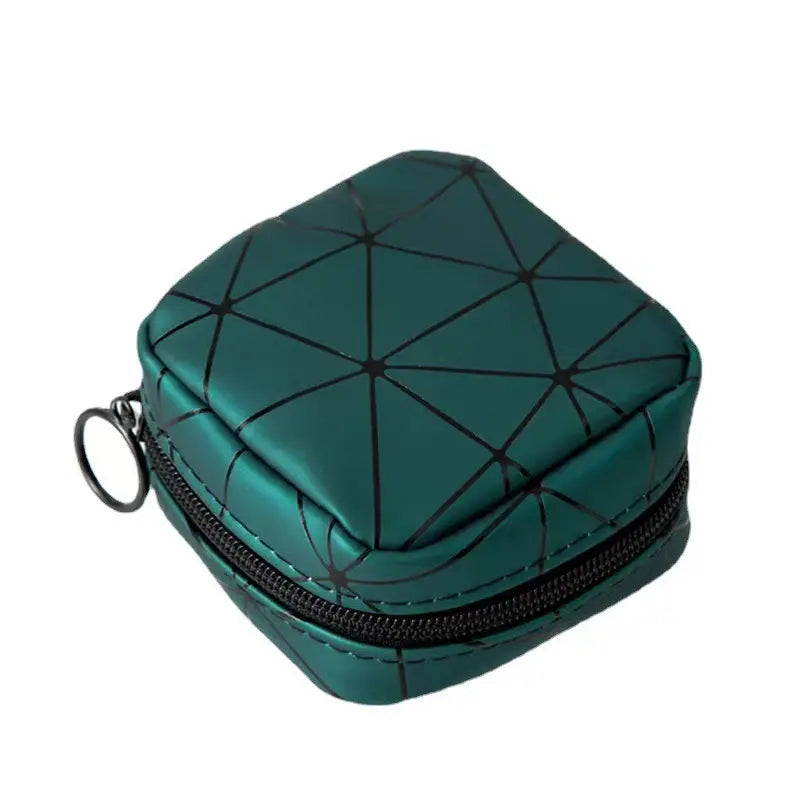 Elegant Geometric Sanitary Organizer Bag