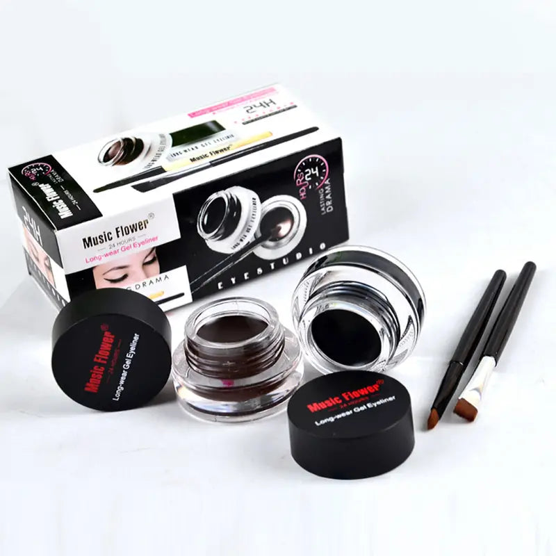 Festival Duo Eyeliner Set - Black & Brown