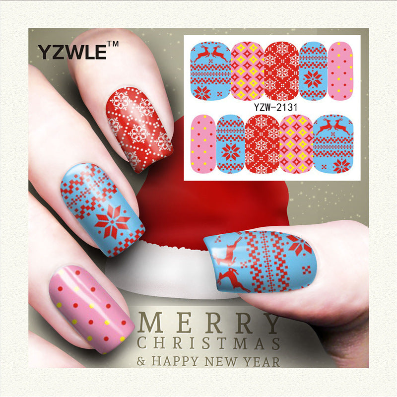 Festive Fingertips Christmas Nail Decals