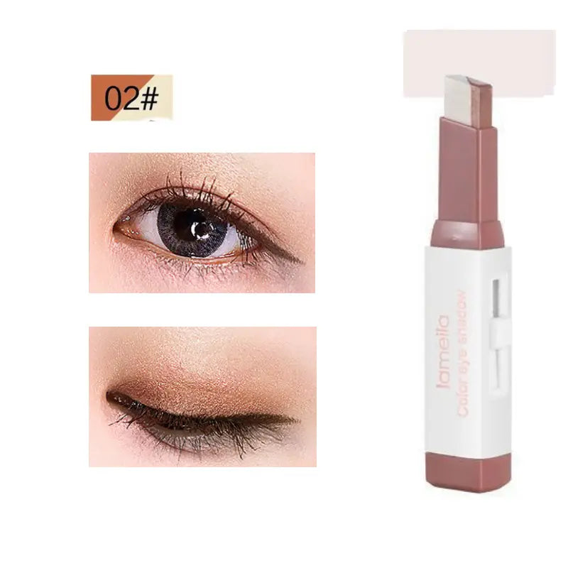 Dual-Tone Waterproof Eyeshadow Stick