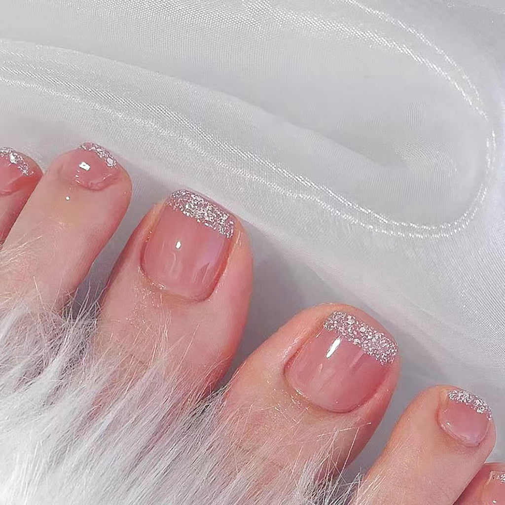 Glittering Summer Pedicure Stickers
