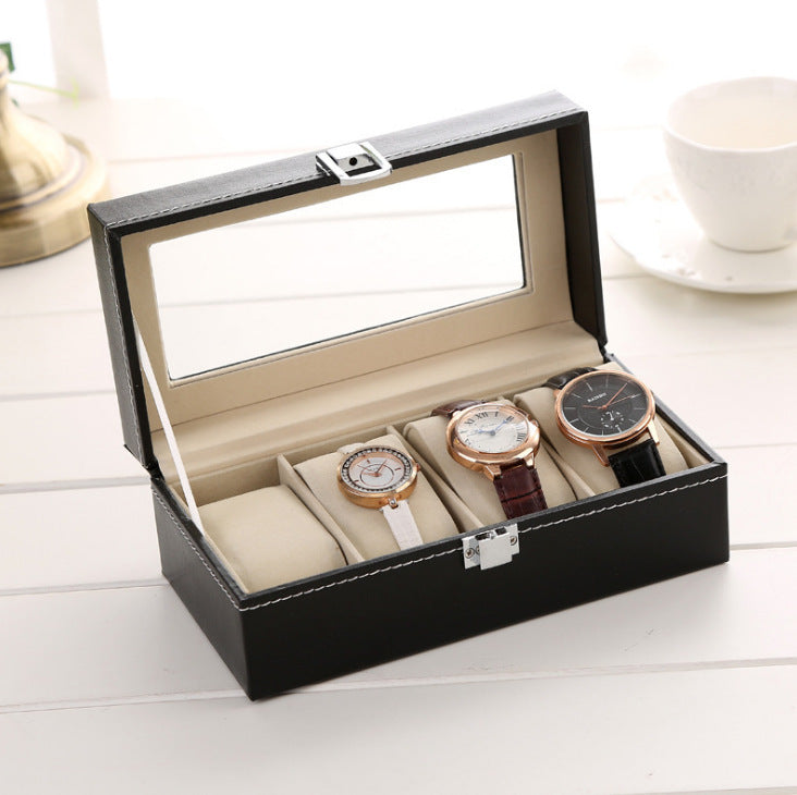Wholesale PU Leather Watch Box for Display and Storage