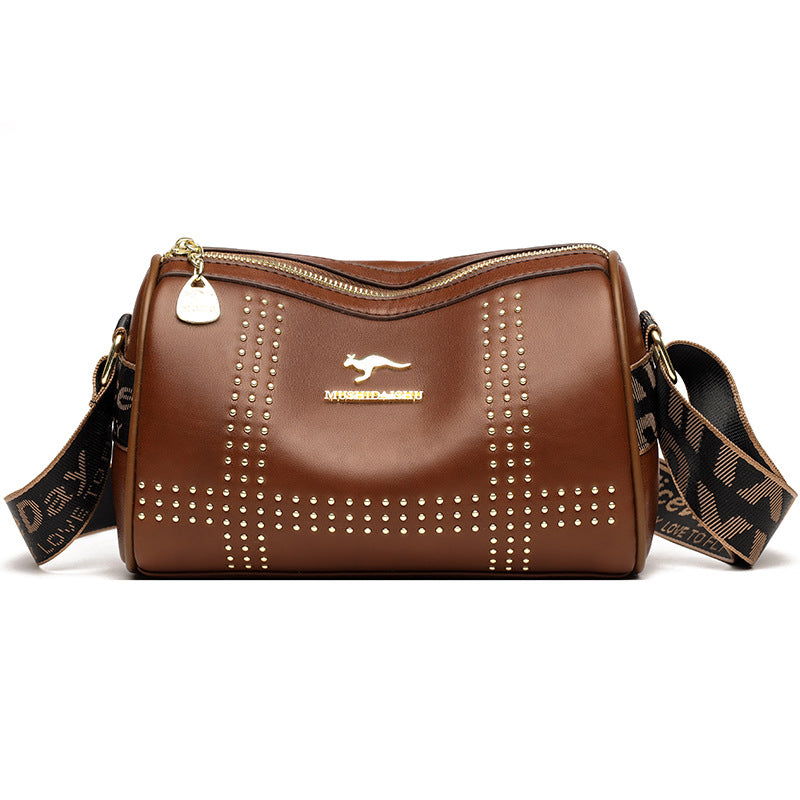 2023 New Fashionable Soft Leather Crossbody Bag