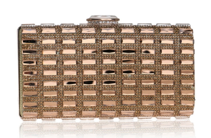 Rhinestone Glamour Evening Clutch