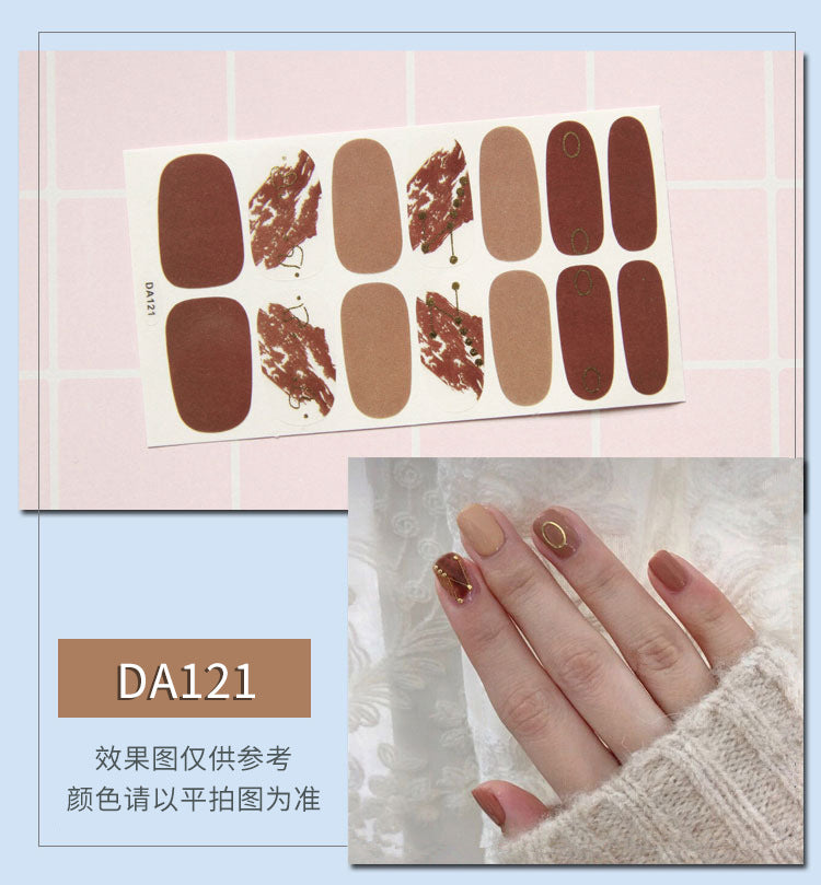 Elegant Leopard Nail Wraps