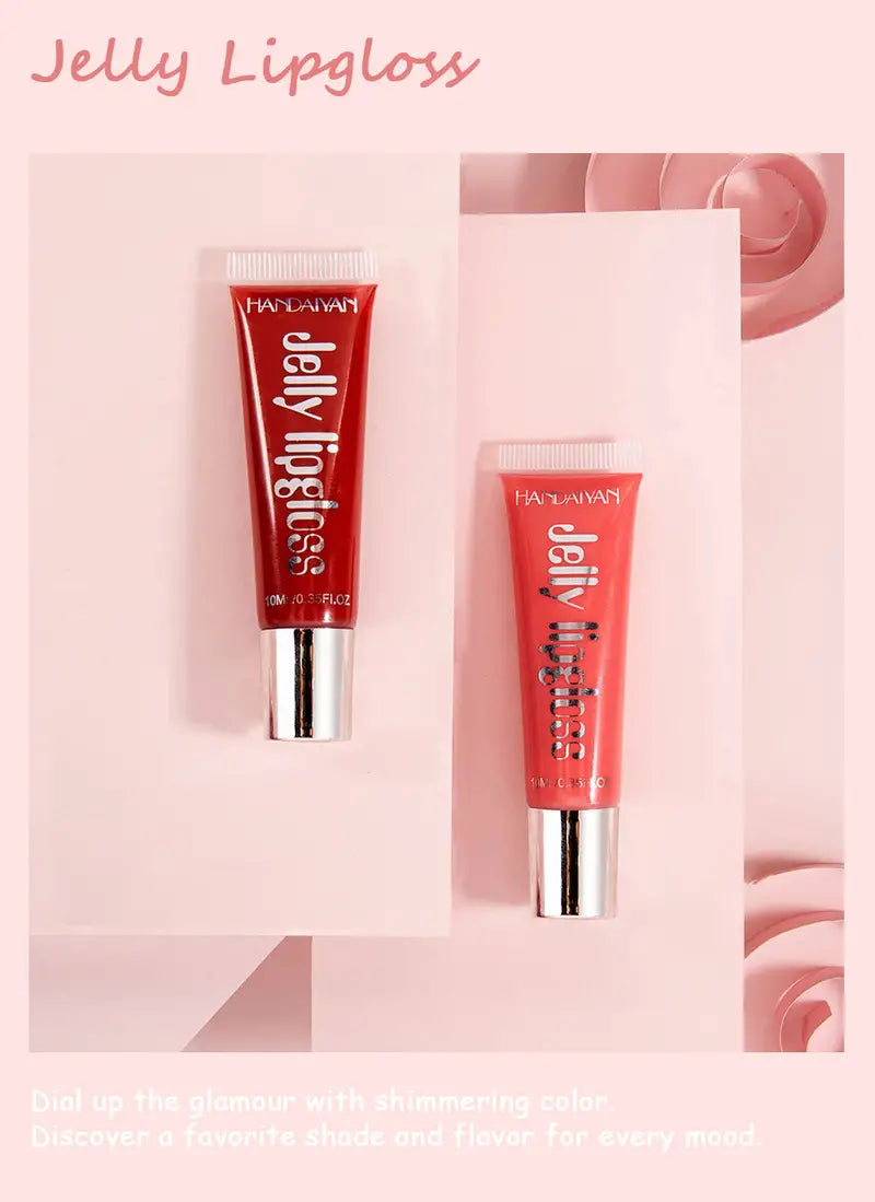 Lustrous Lip Gloss - Candy Color Jelly & Plumping Oil