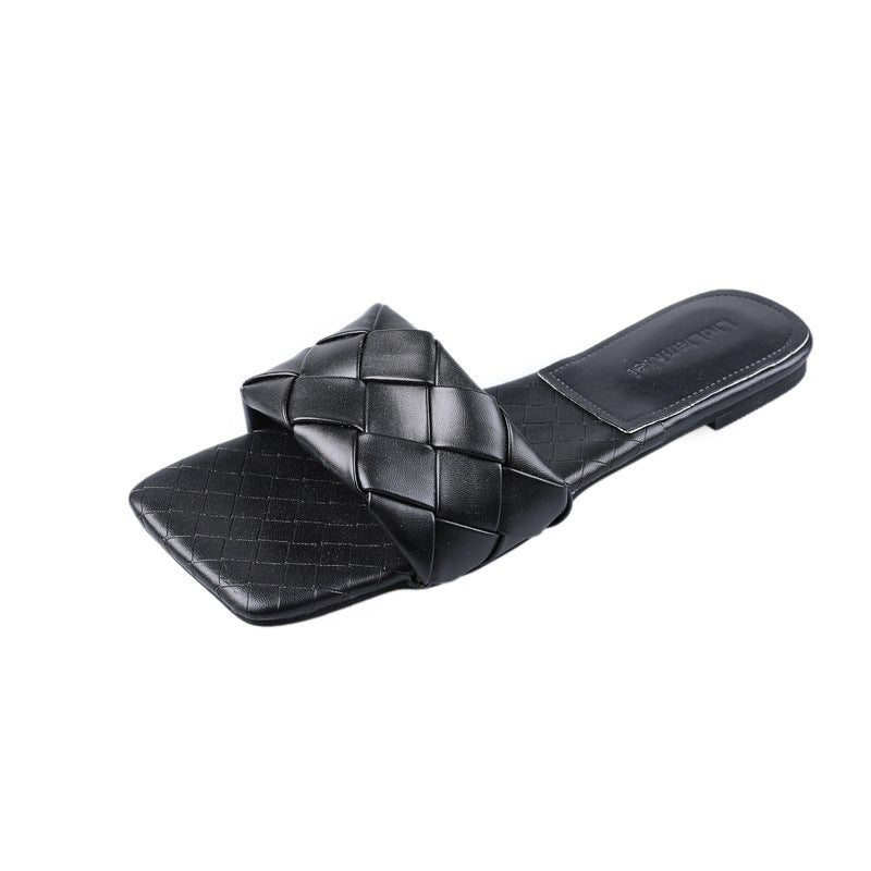 Elegant Korean Flat-Heel Sandals