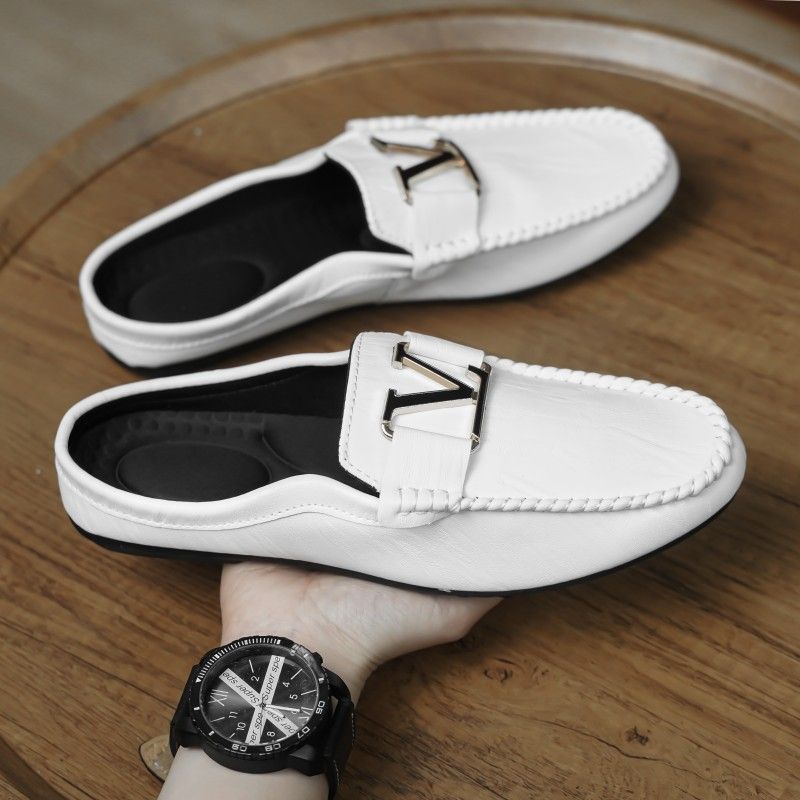 Elegant Men's Slip-On Leather Loafers