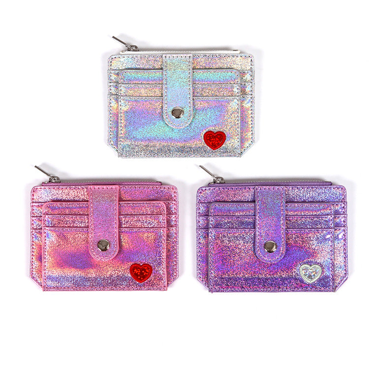 Elegant Heart Embroidered Purse
