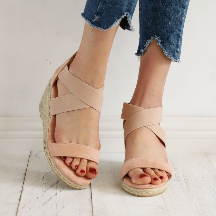 Large Snake Print Elastic Cross Lace Women's Shoes