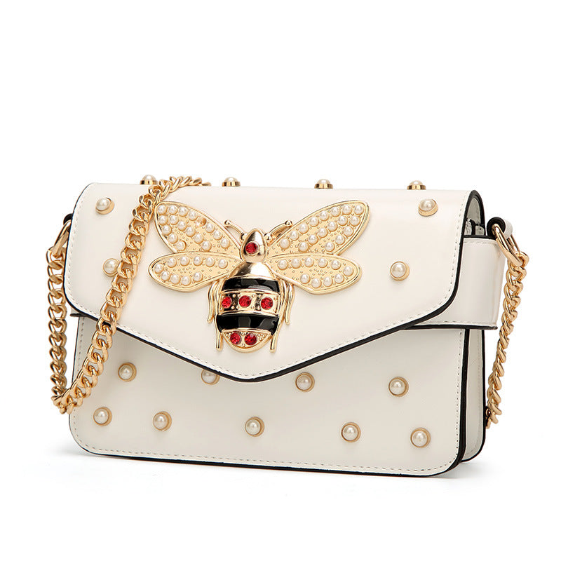 Luxury 2023 Bee Mini Bag with Pearls
