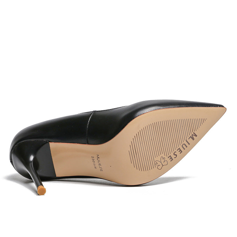 Winter Elegance Korean Heels