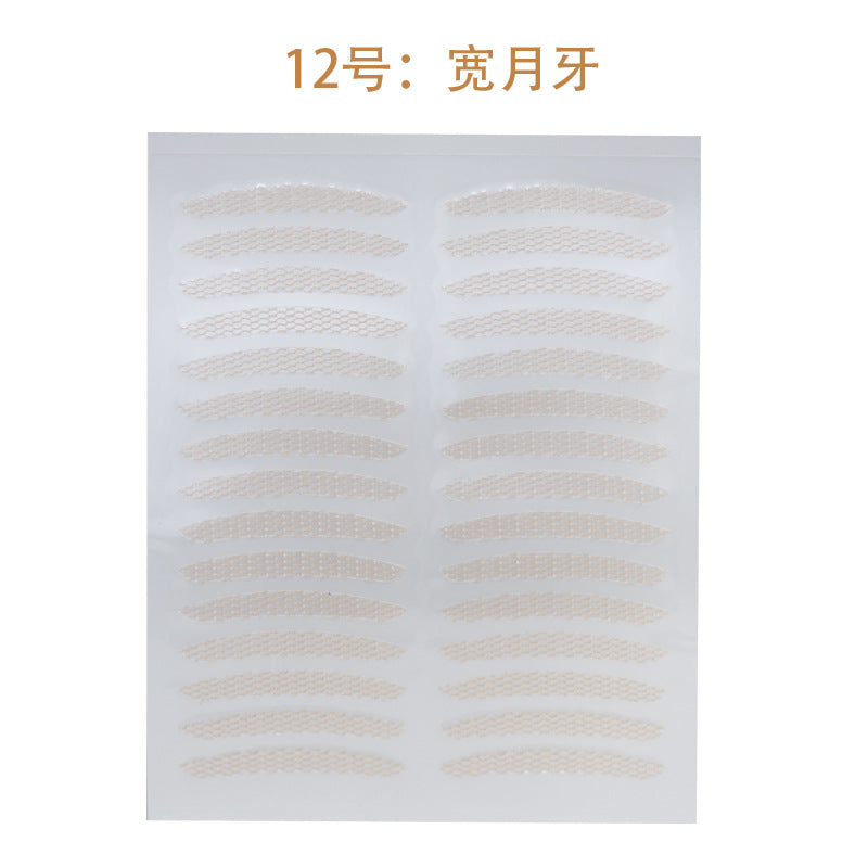 Water-Activated Lace Double Eyelid Adhesive Strips