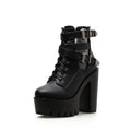 Elevate Chunky Heeled Ankle Boots