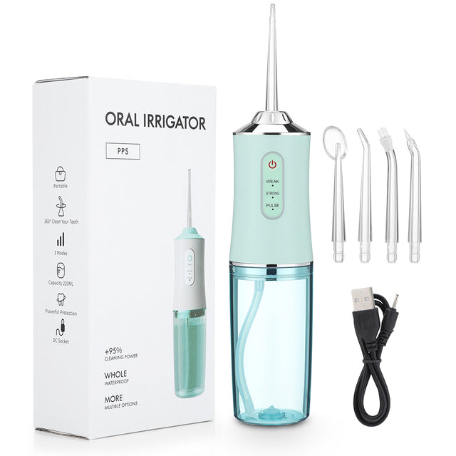 Portable Electric Pulse Tooth Cleaner for Home Use