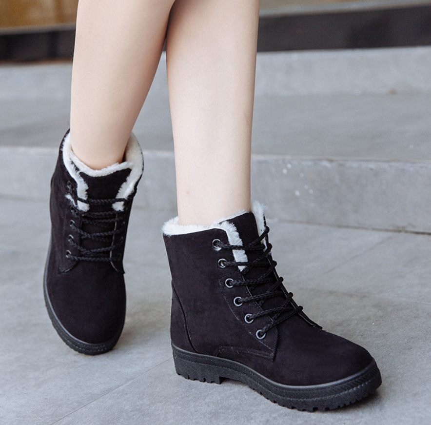 Chic Winter Cotton Boots for Women