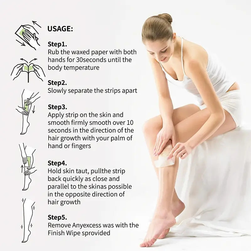 Elegant Smooth Wax Strips
