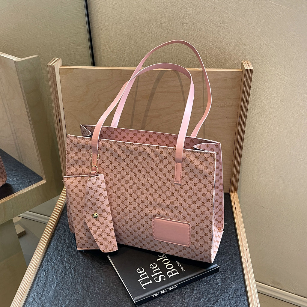 Chic Plaid Statement Tote