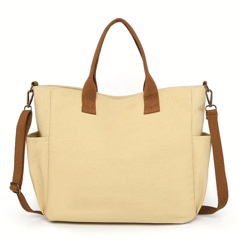 Elegant Canvas Multi-Purpose Tote