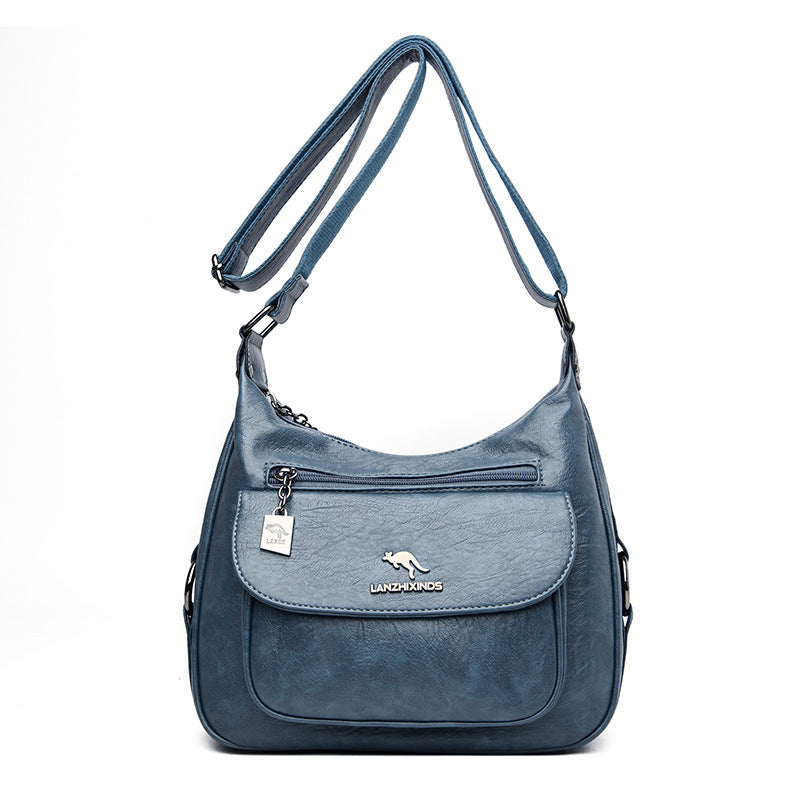 Blue Kangaroo Stylish Large Capacity Shoulder Bag for Moms
