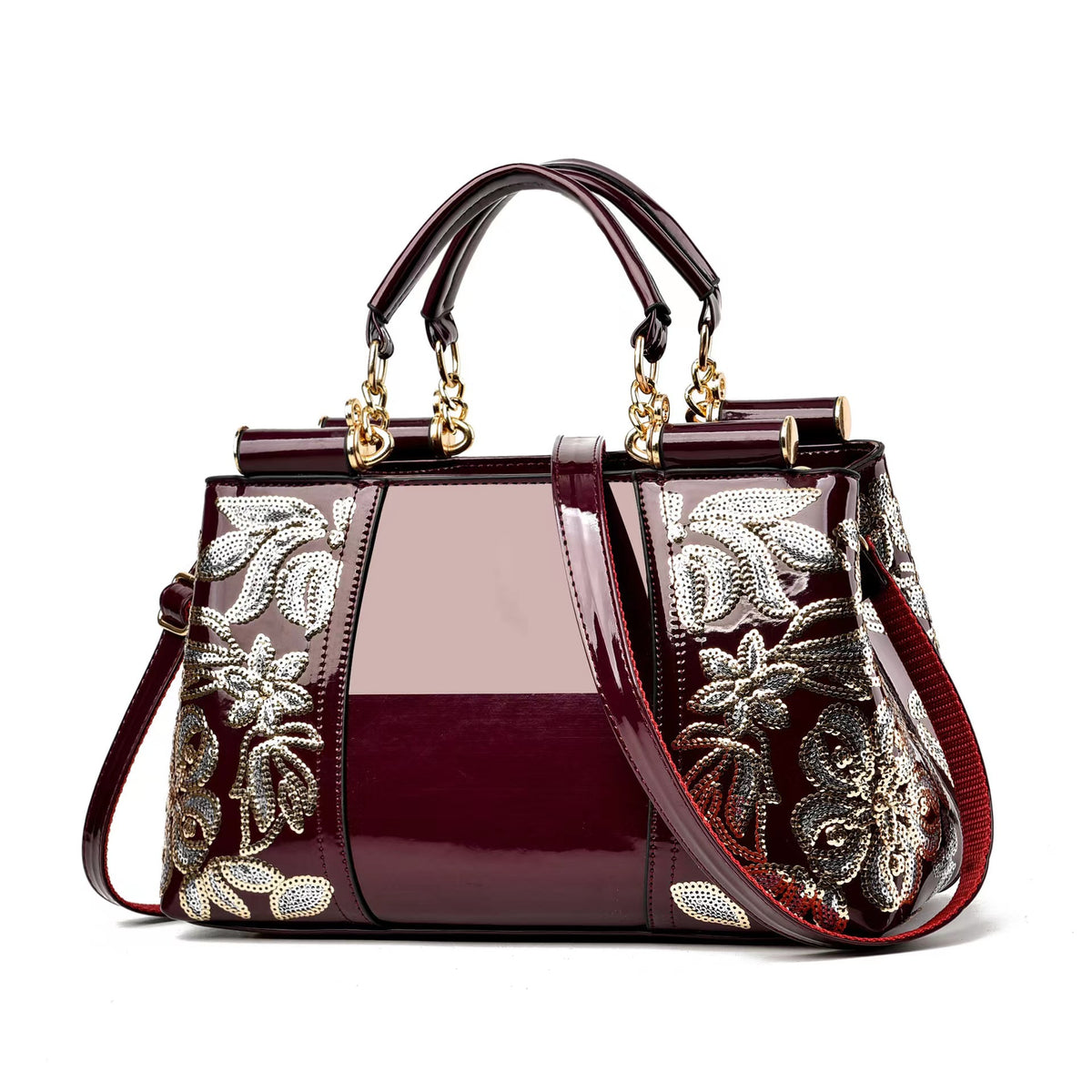 2023 Elegant Patent Leather Large Tote