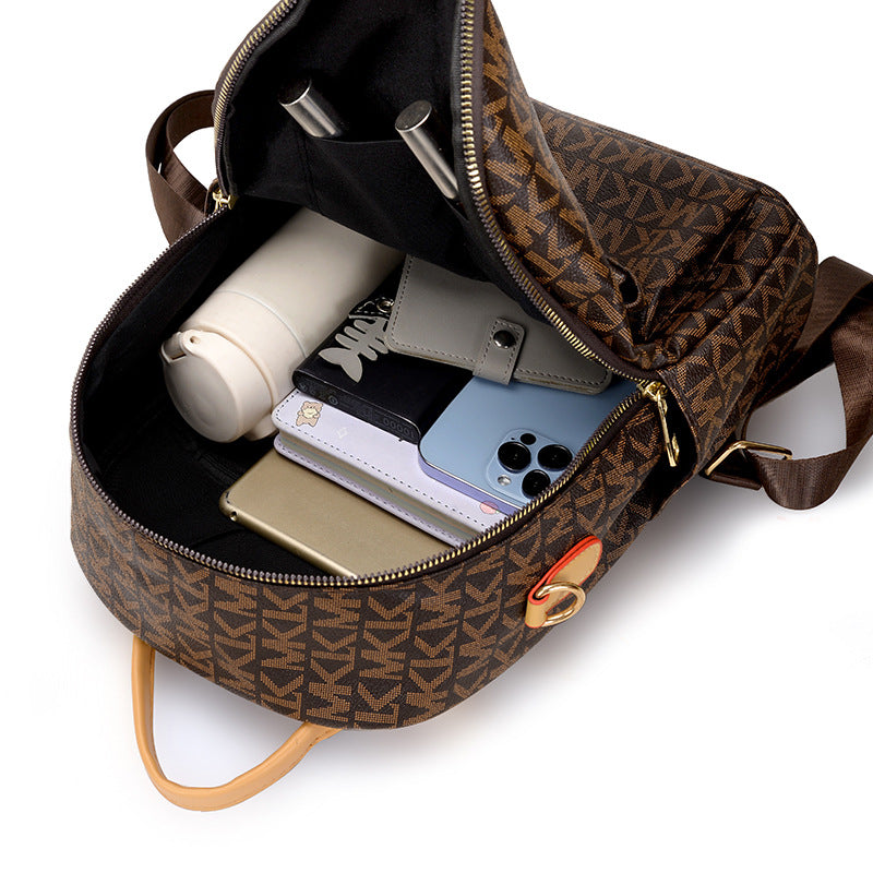 Fashionable Women’s Backpack 2023 Large Capacity PU Bag